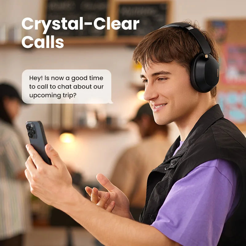 Wireless Bluetooth Headphones With Hybrid ANC 75H