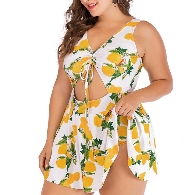 Plus Size Sexy Women's One Piece Bikini Swimwear XL-5XL